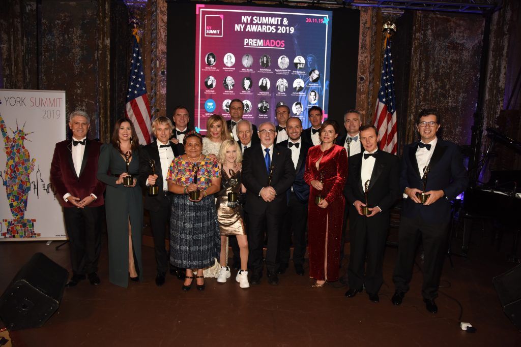 Los premiados en la edición celebrada antes de la pandemia. Marbella acogerá la gala de este año.