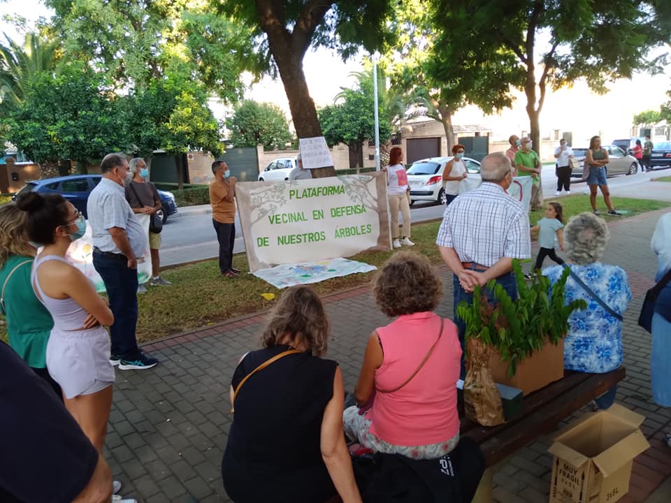 Una de las actividades realizadas por la Plataforma en Dos Hermanas.