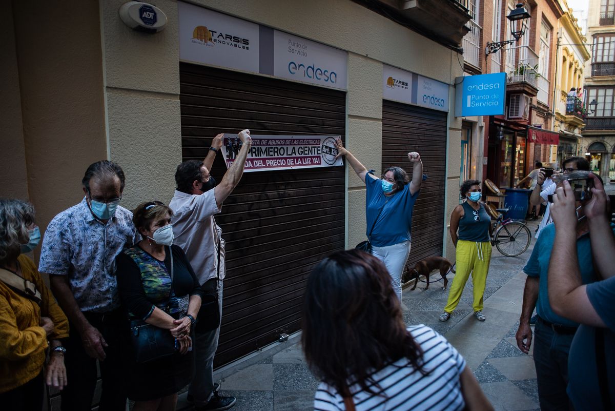 El acto se desarrolló con total normalidad en pleno centro. MANU GARCÍA El acto se desarrolló con total normalidad en pleno centro. MANU GARCÍA