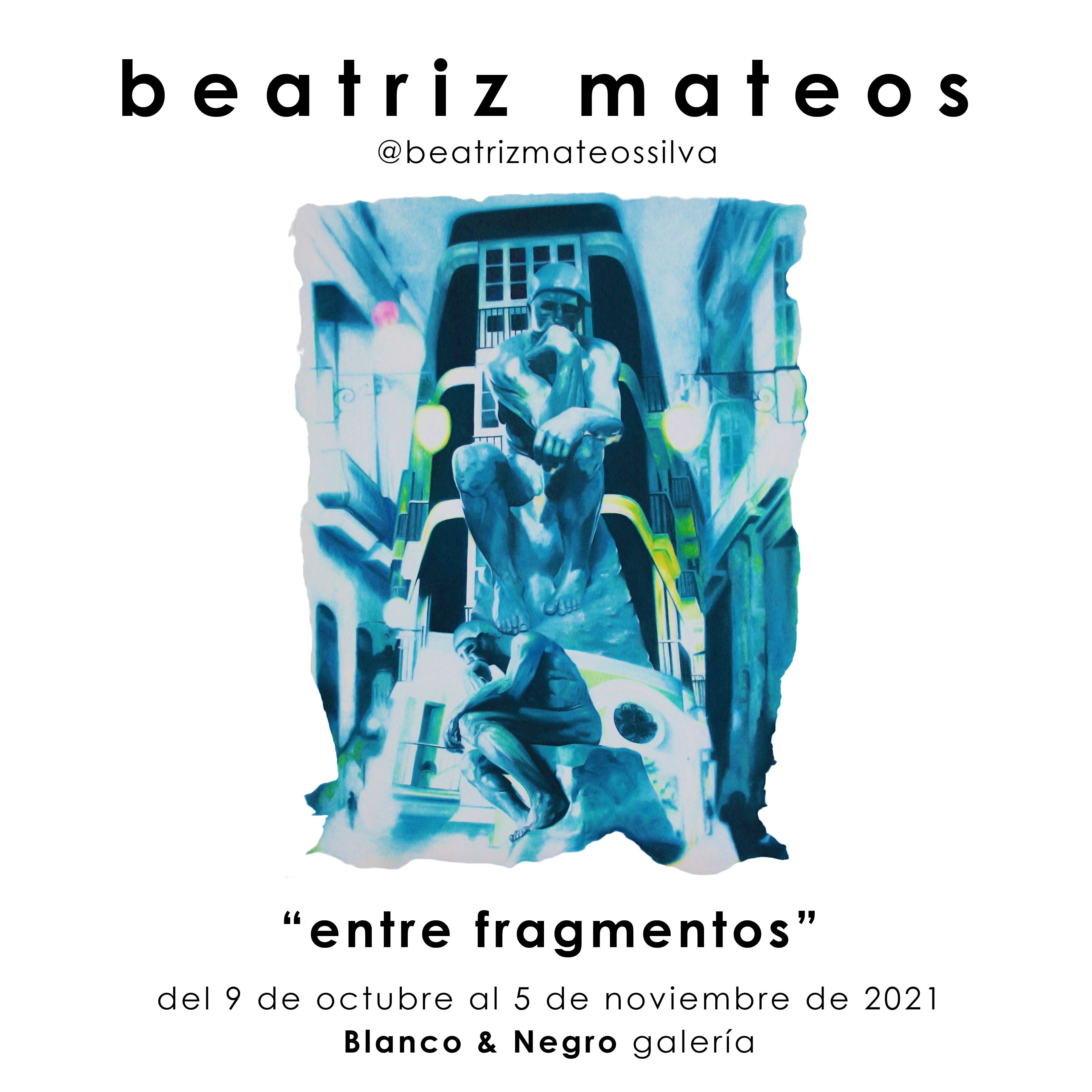 Cartel de la exposición de Beatriz Mateos.
