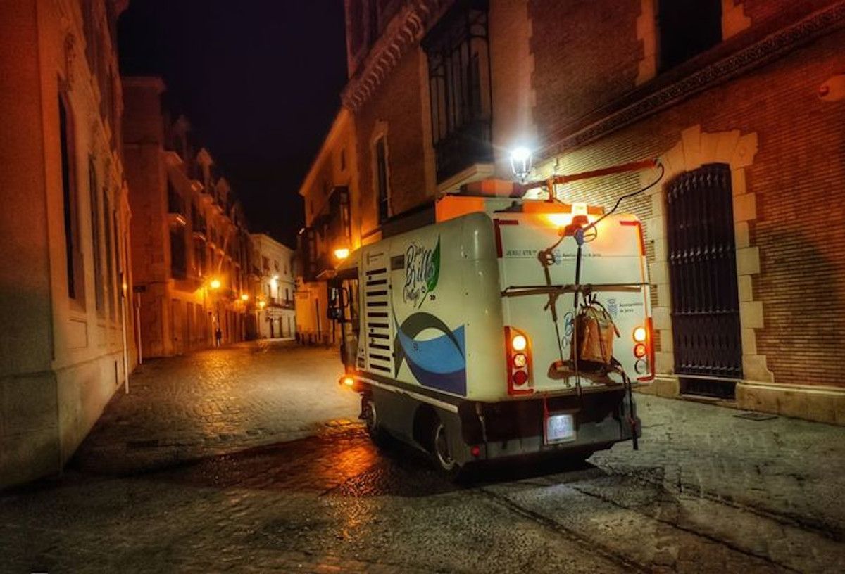 Intensifican la limpieza de las calles en Jerez.
