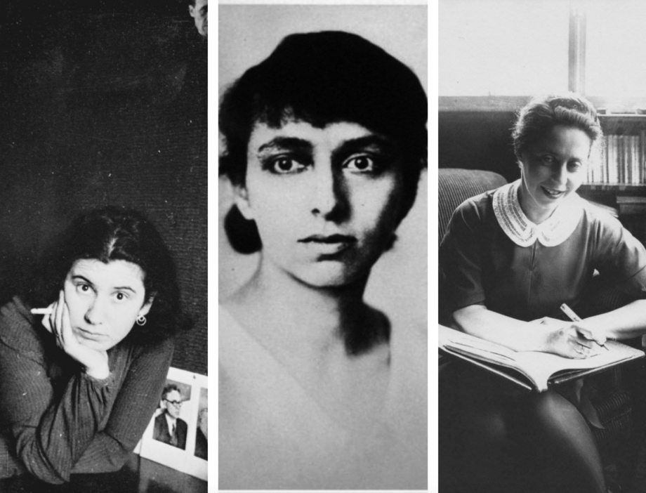 De izquierda a derecha, Hillesum, Kolmar y Némirovsky.