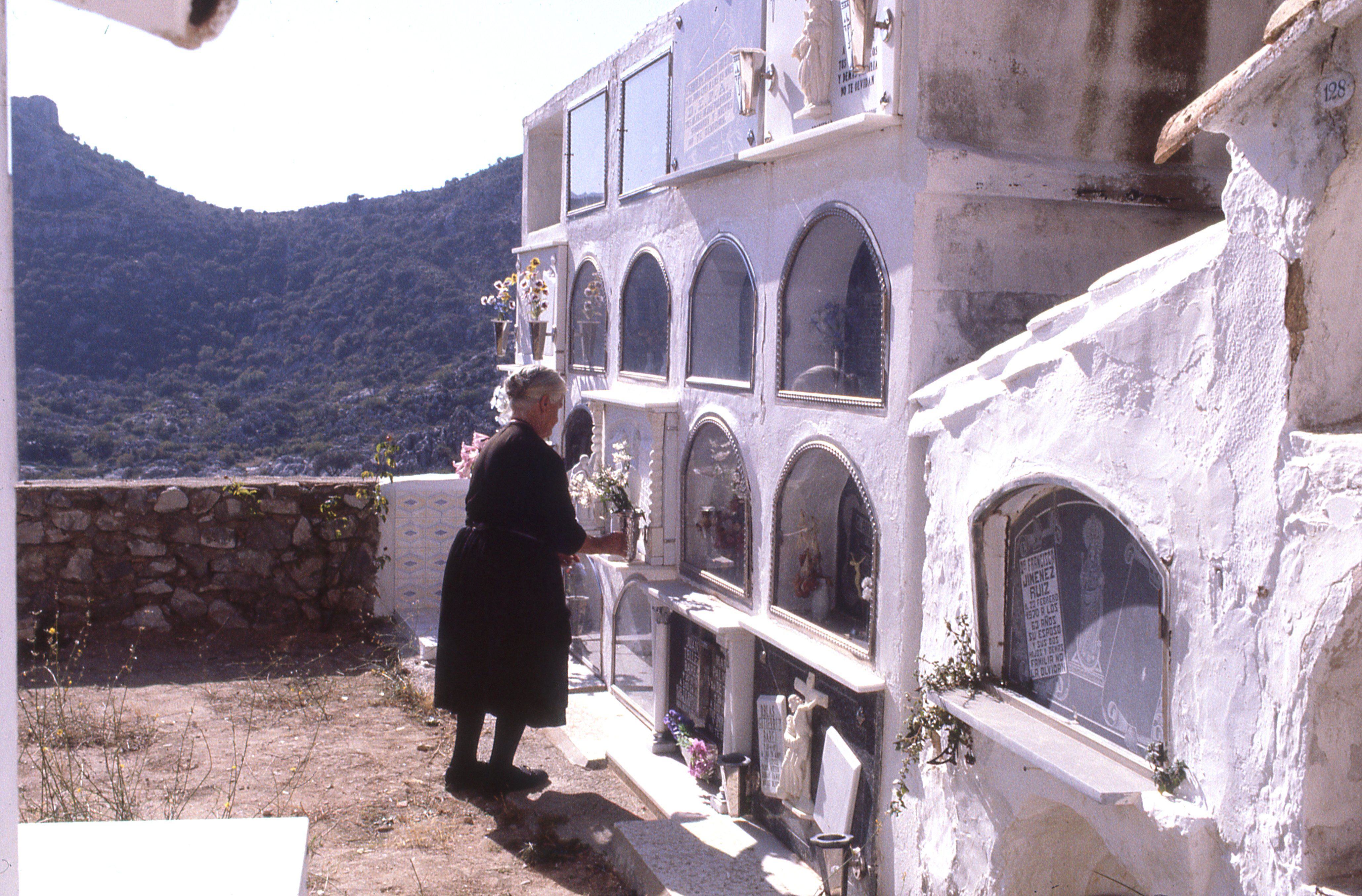 El cementerio de Villaluenga del Rosario. Archivo audiovisual de Juniper Films. 
