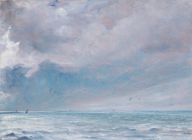 'El mar cerca', de Brighton John Constable (1826).