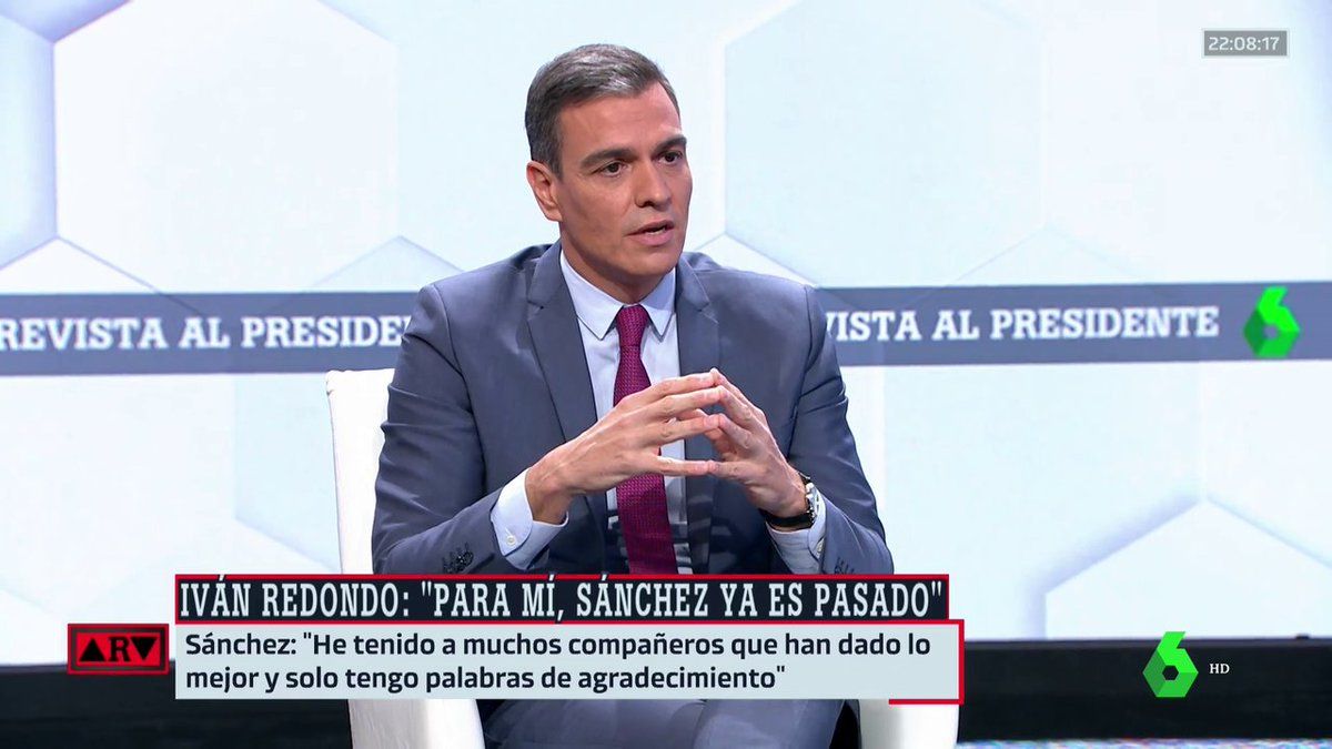 Pedro Sánchez cree que el rey emérito debe dar explicaciones al pueblo español