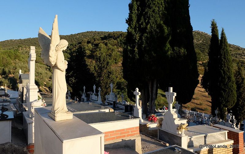 El cementerio de Benalúa de las Villas, en Granada.