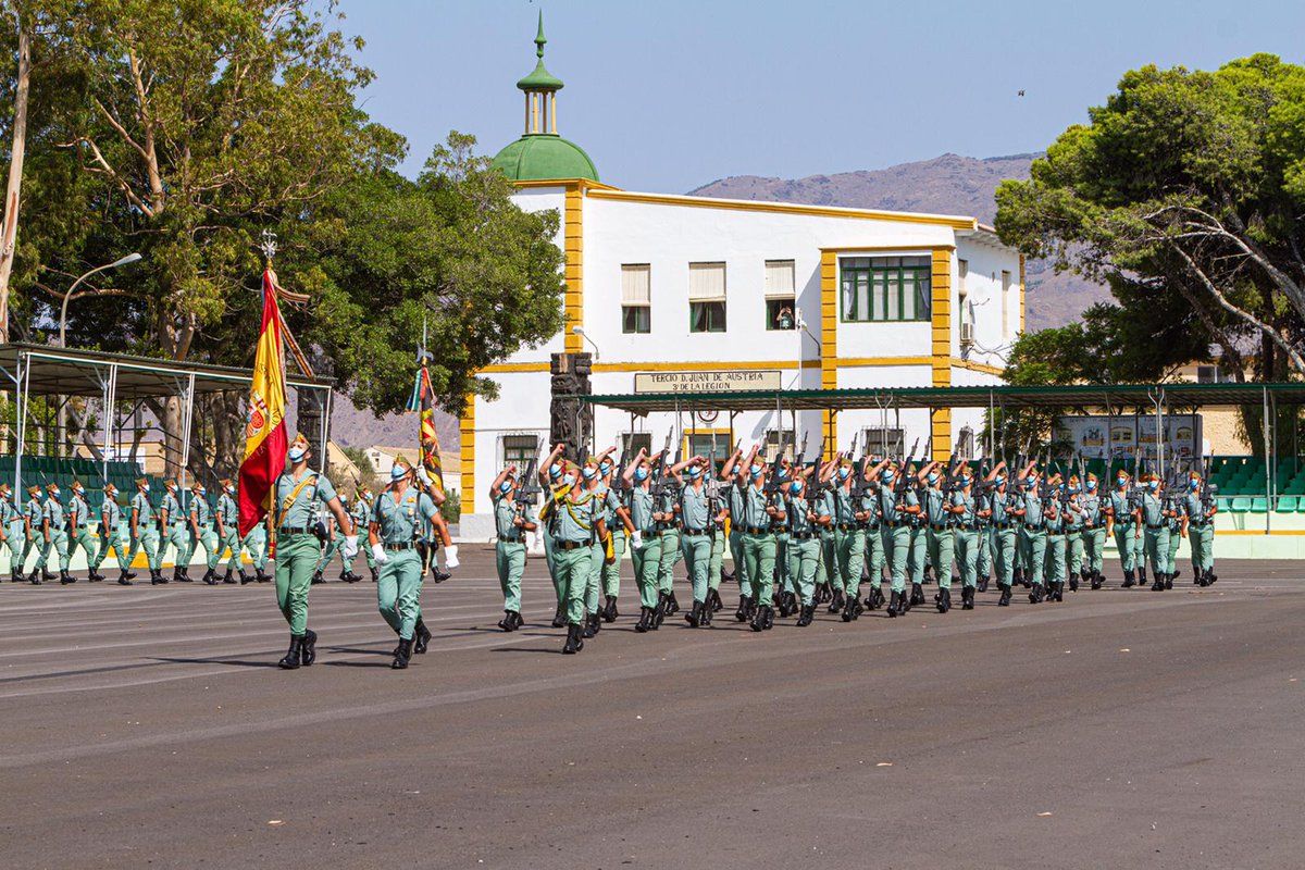 Un desfile de La Legión.