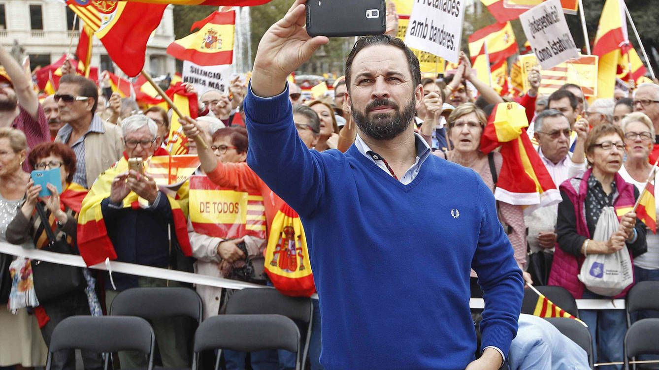 Abascal, candidato de Vox, en una foto de archivo.