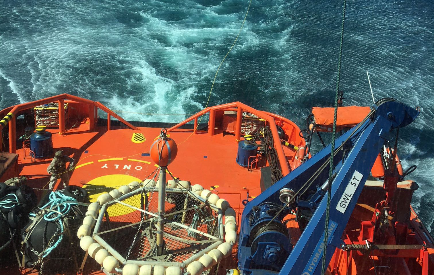 Embarcación de Salvamento Marítimo.