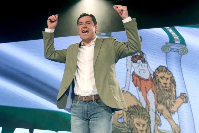 Juanma Moreno, candidato del PP andaluz. 