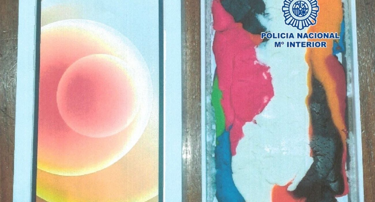 Con un móvil de plastilina. Así daban el cambiazo los delincuentes.