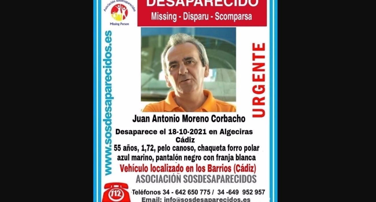 Juan Antonio lleva desaparecido desde el lunes. 
