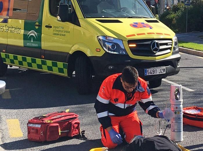 Servicio de Emergencias Sanitarias en la provincia, en una imagen de archivo. Servicio de Emergencias Sanitarias en la provincia, en una imagen de archivo.
