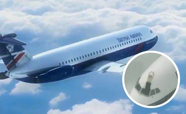 El milagroso aterrizaje del vuelo 5390 rumbo a Málaga con el piloto en el techo del avión