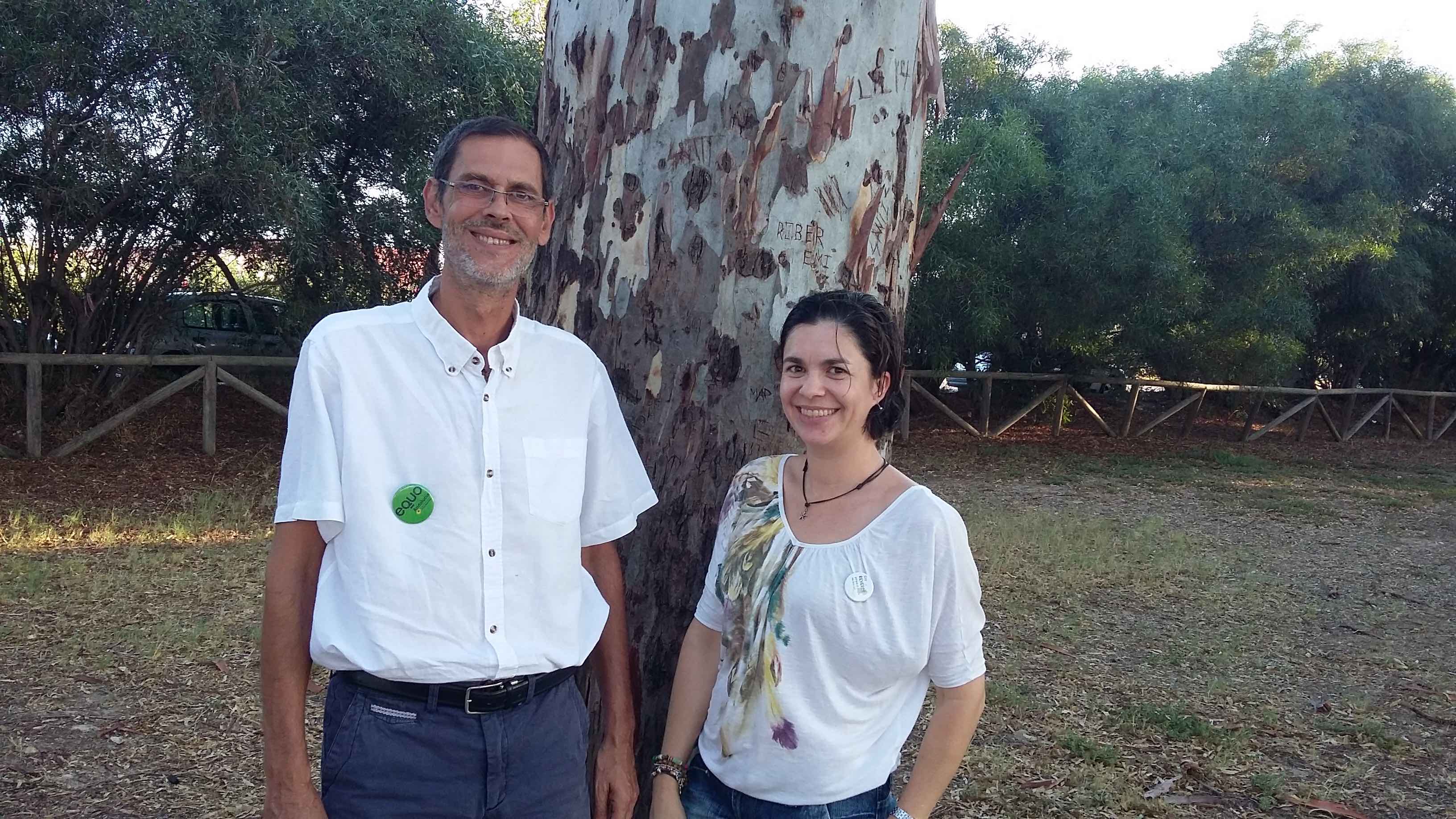 Mateo Quirós y Sara Algaba, números 1 y 2 de la candidatura de EQUO-Iniciativa para el próximo 2D.