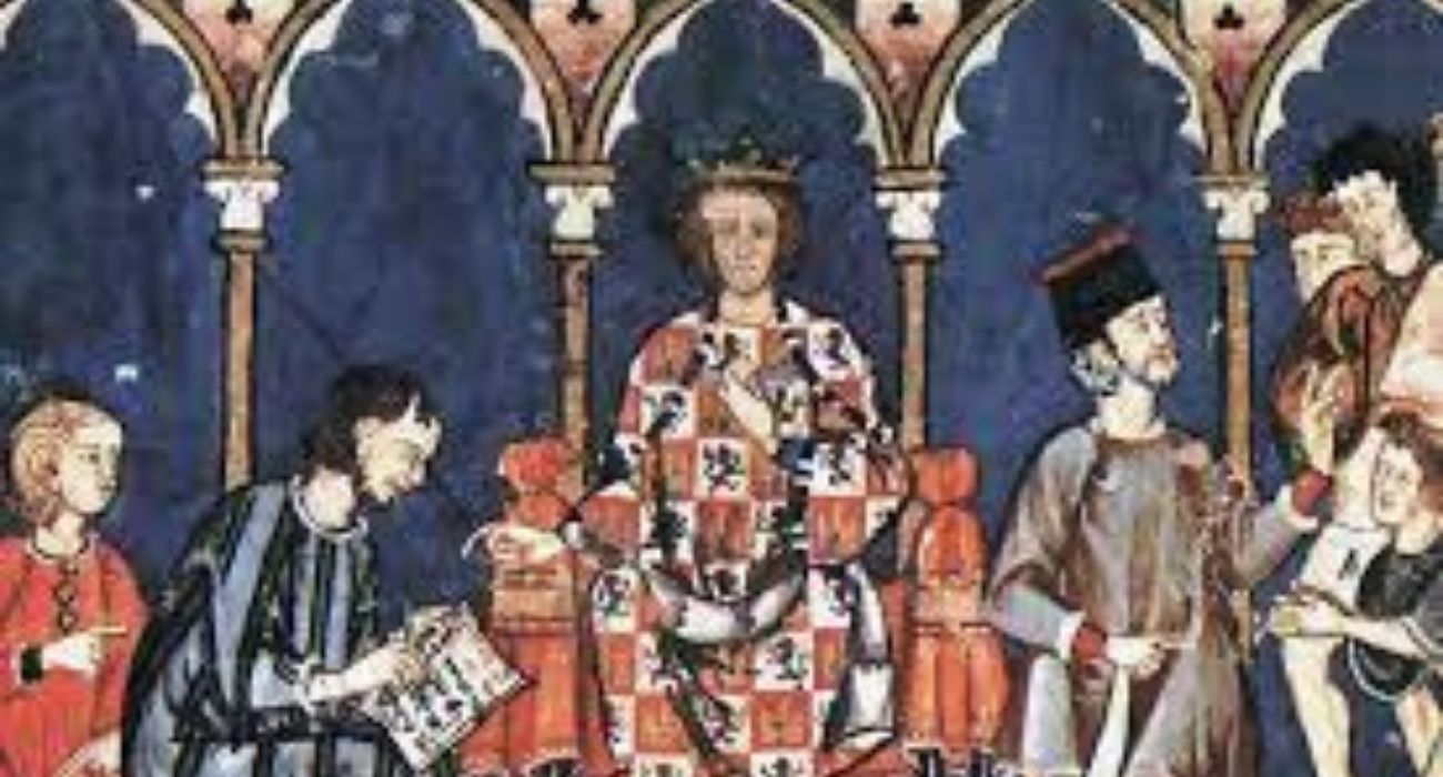 Retrato de Álfonso X y su corte. 'Las Cantigas de Santa María, entre tres mundos' será el título de la conferencia en el 800 aniversario del nacimiento del rey.