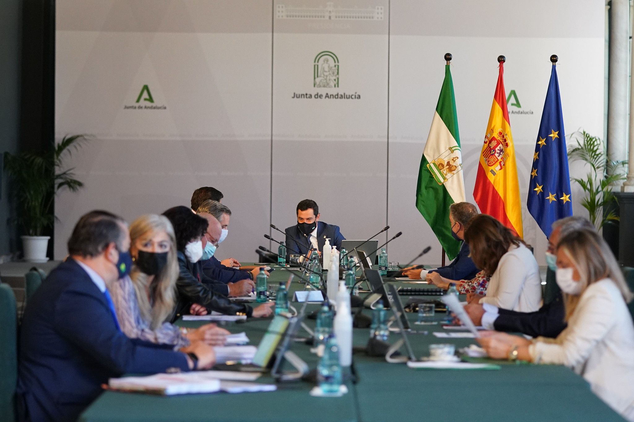 Consejo de Gobierno de la Junta, este martes en San Telmo.