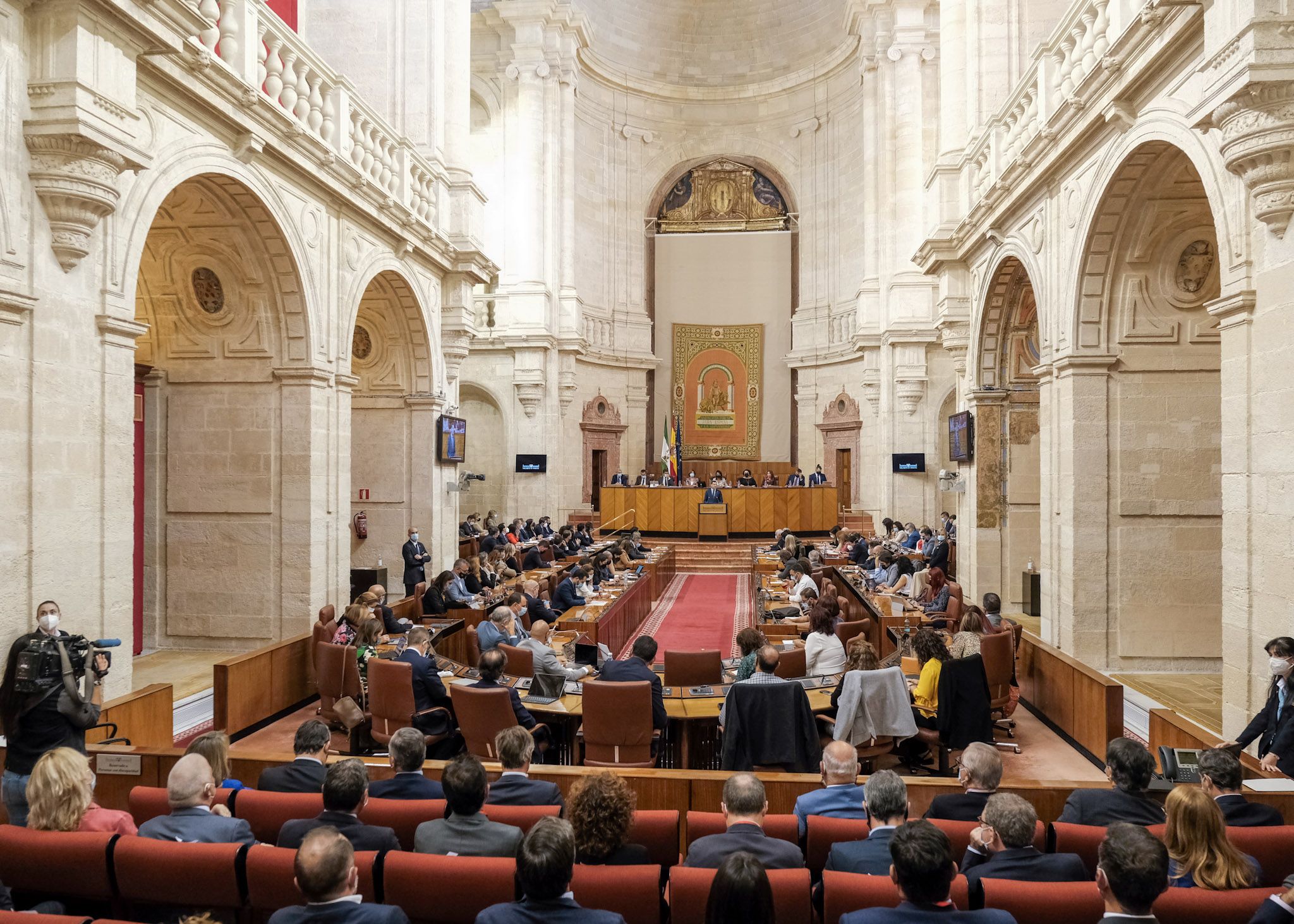 El Parlamento andaluz, en un pleno de la pasada legislatura.