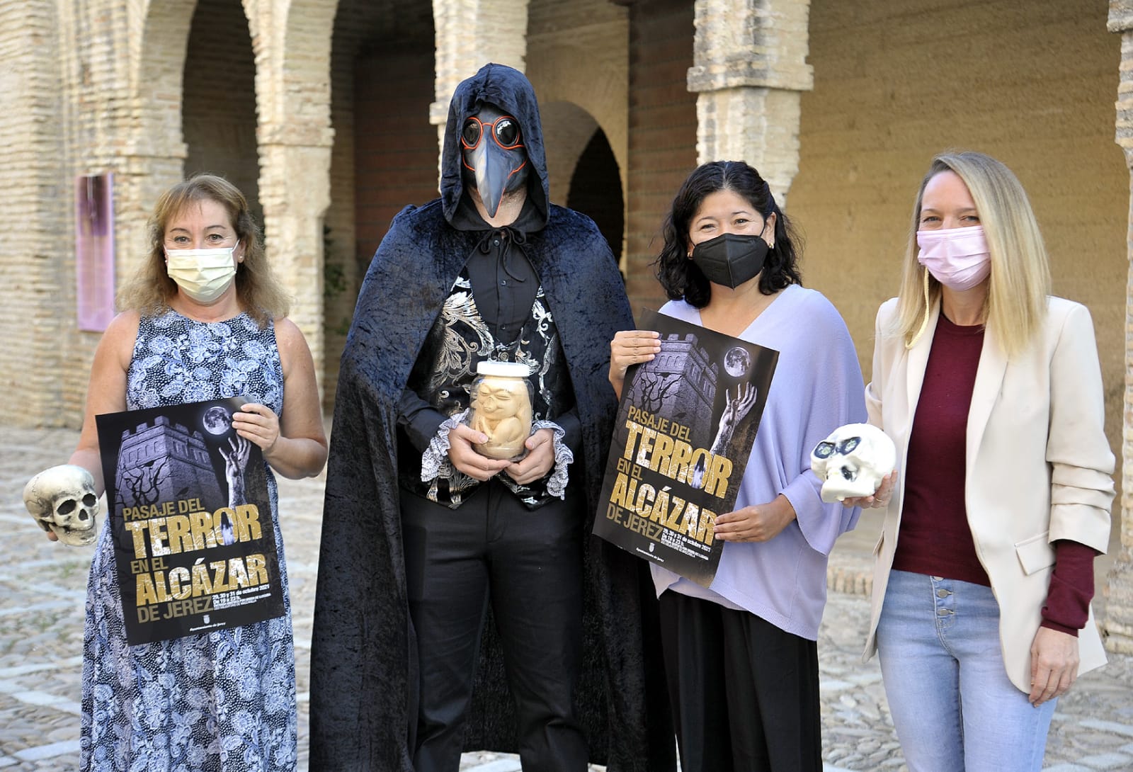 Presentación del Pasaje del terror en el Alcázar de Jerez.