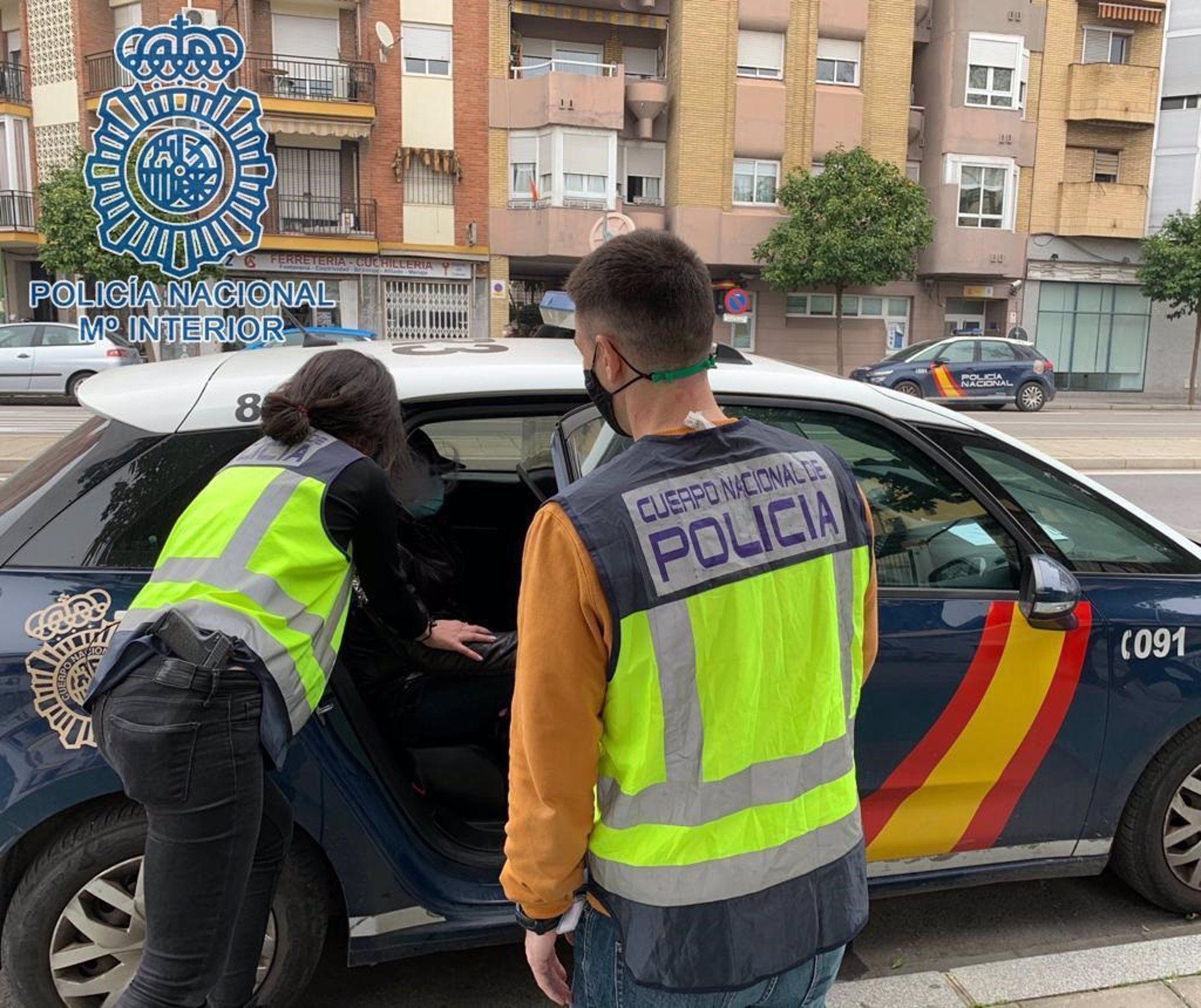Imagen de archivo de un arresto en Sevilla.