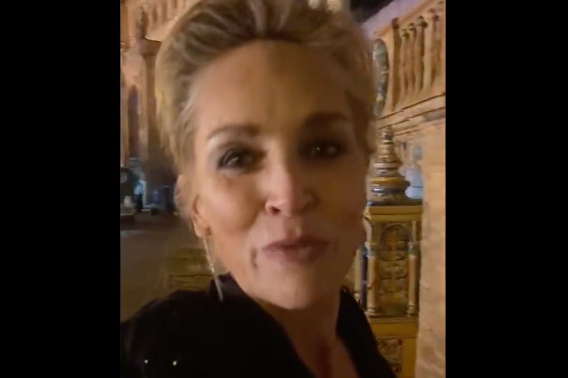 Sharon Stone hace de 'reportera': alucina con Sevilla y Andalucía