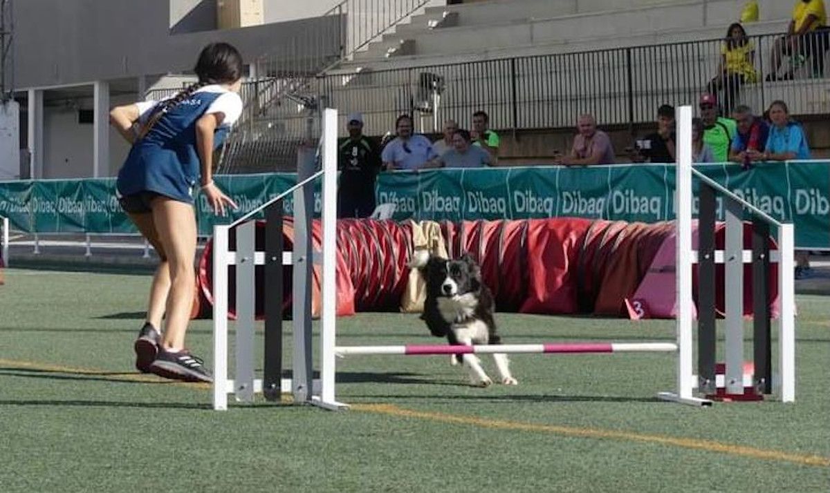 Coraima en una prueba. 