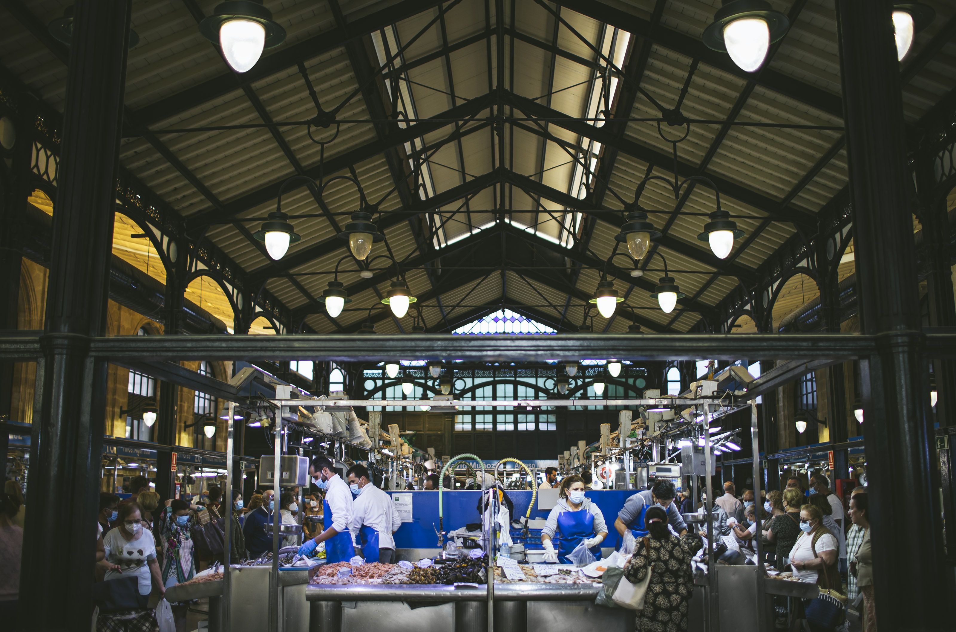 Nave del pescado de la Plaza de Jerez.