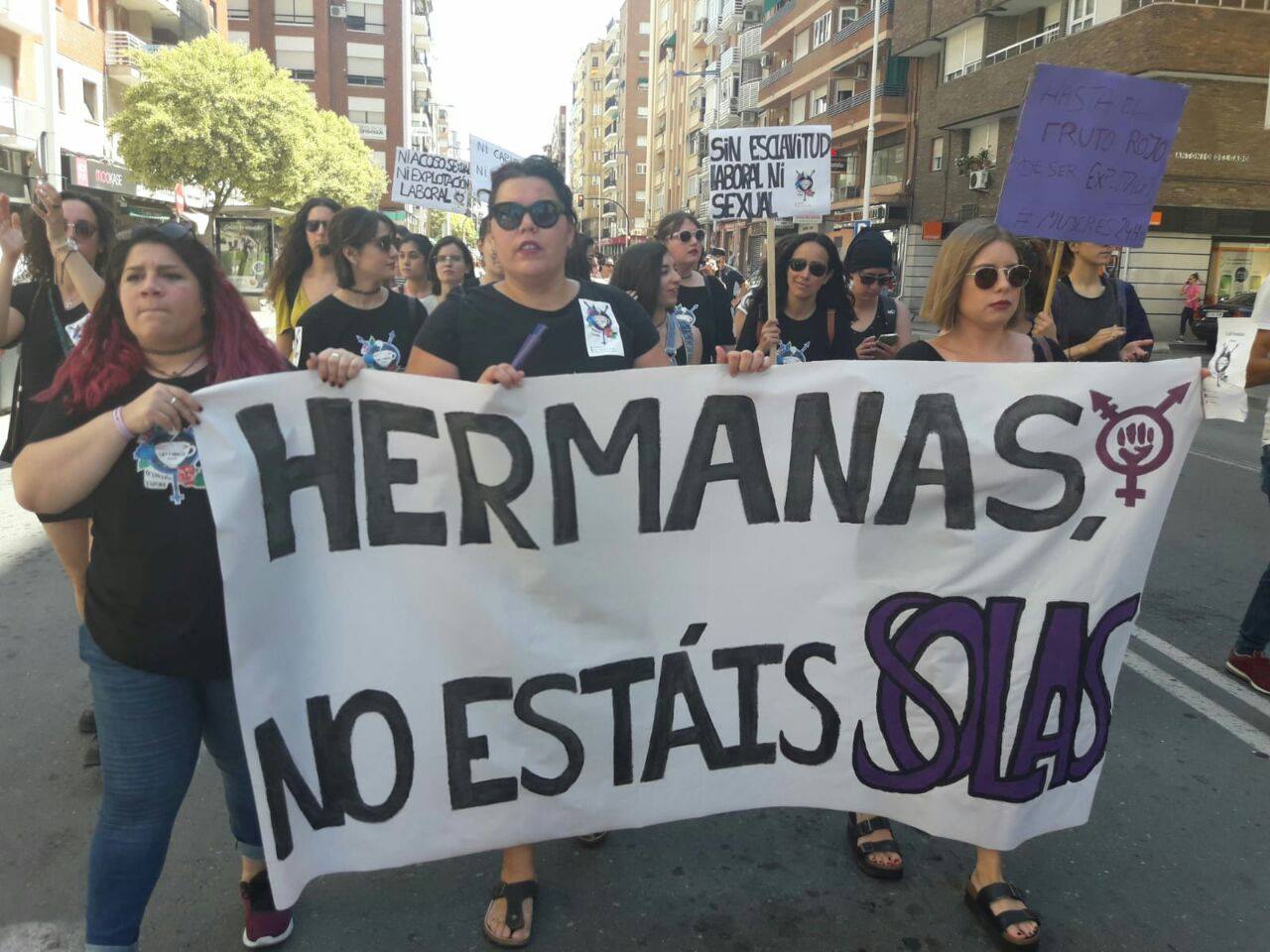Una pasada marcha feminista. FOTO: COLECTIVOS FEMINISTAS DE LA PROVINCIA DE CÁDIZ. 