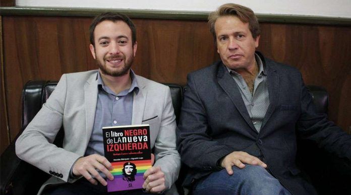 Agustín Laje (izq.) y Nicolás Márquez, los dos ponentes de la conferencia-coloquio de Hazte Oír. 