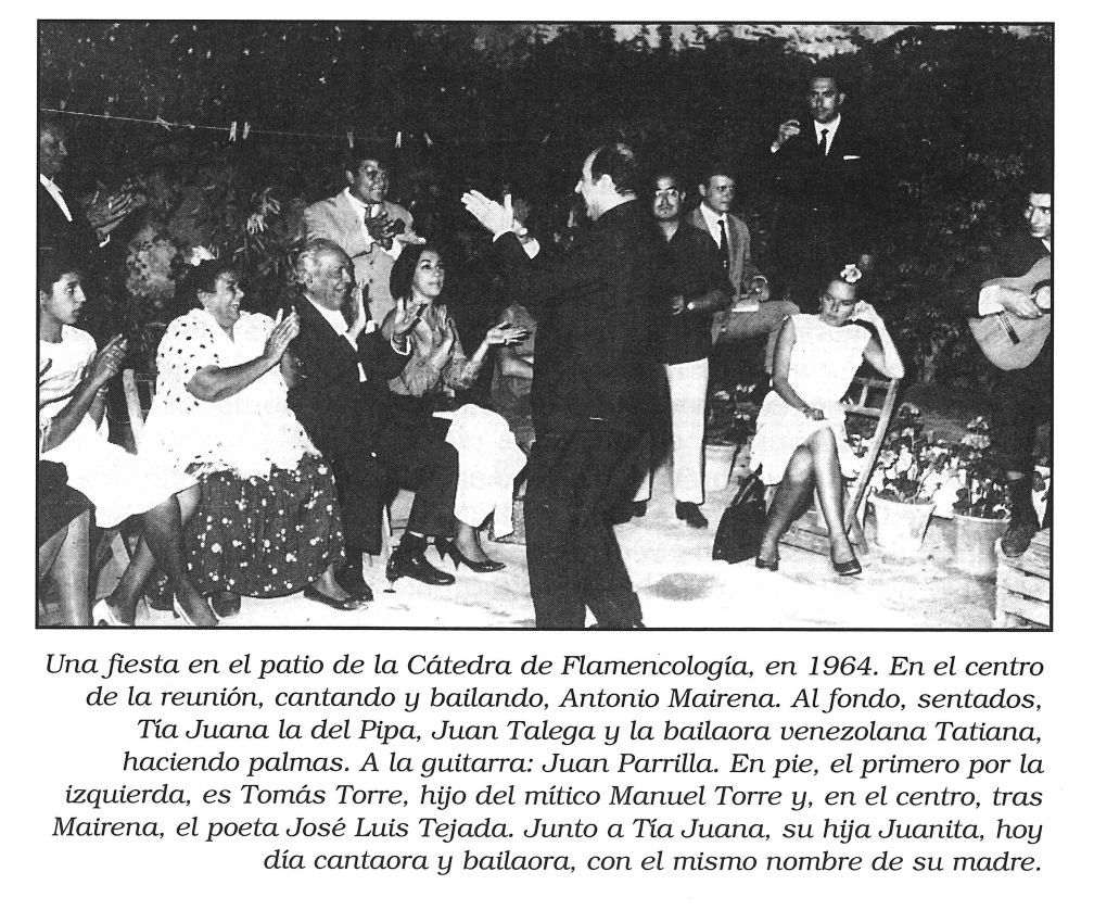 Fiesta con Mairena en la Cátedra, en 1964.