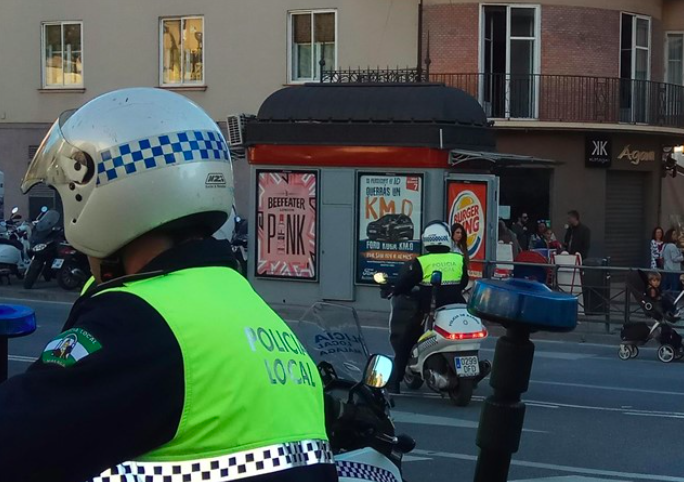 La Policía Local de Málaga, en una imagen de archivo.