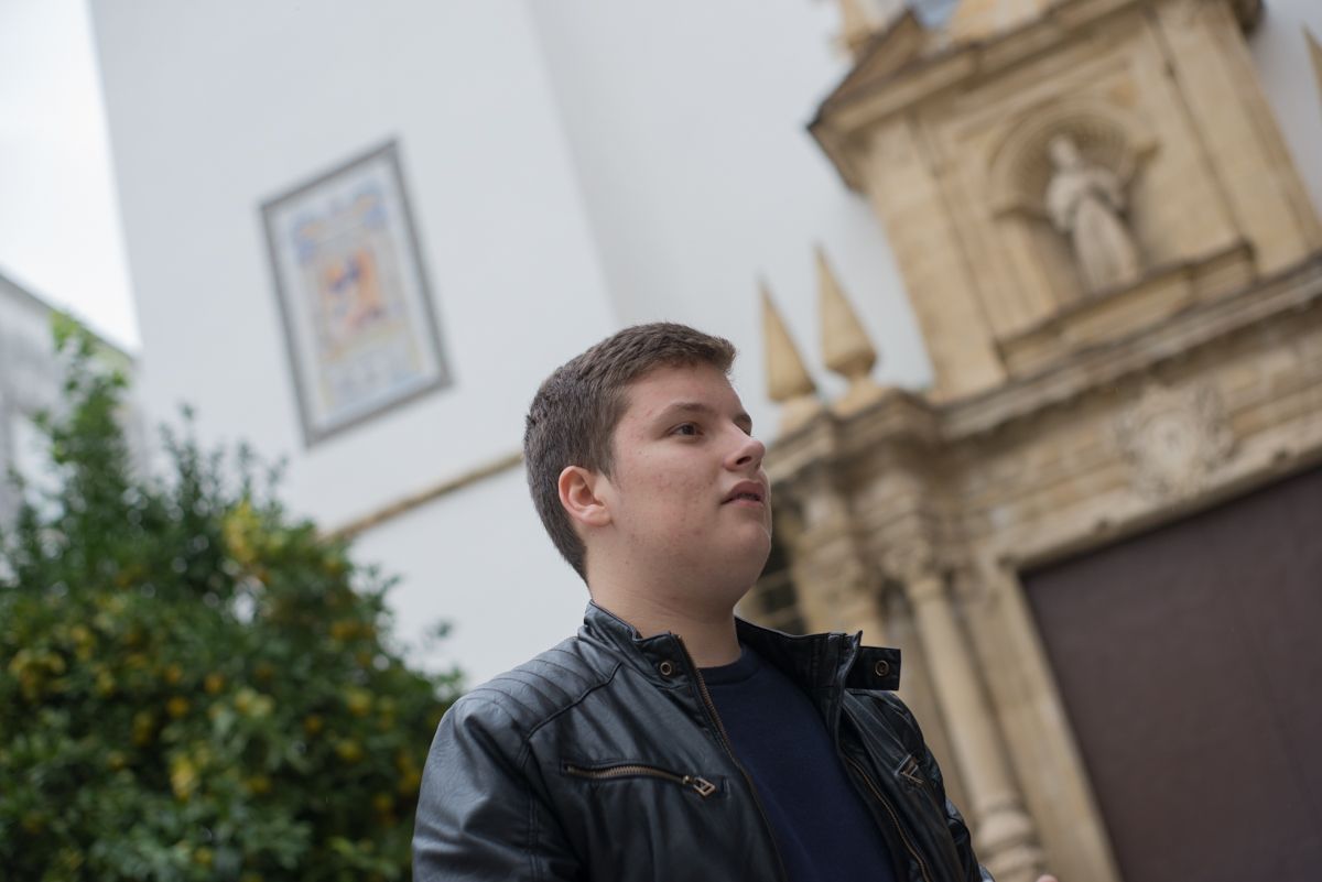 Bruno Escobar se hizo con el primer premio del 'Eustory, History Network for Young Europeans', en su undécima edición. FOTO: MANU GARCÍA.