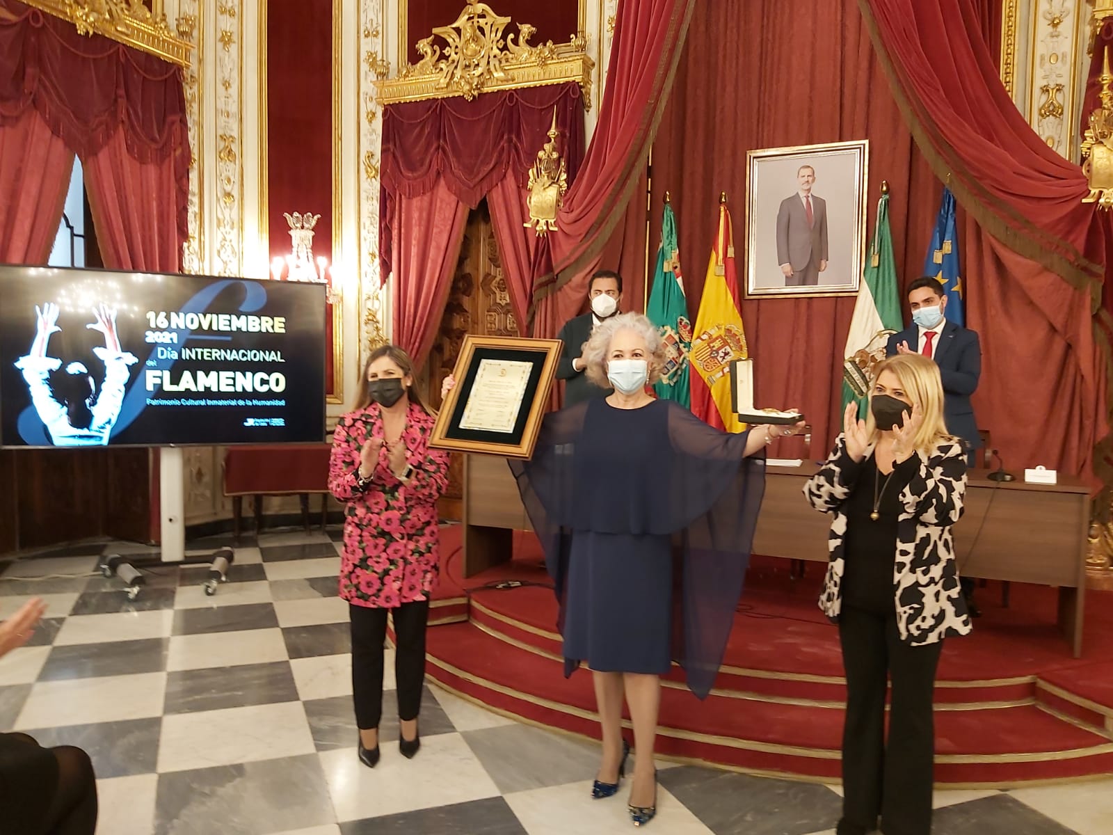 Reconocimiento a 'La Paquera de Jerez'.