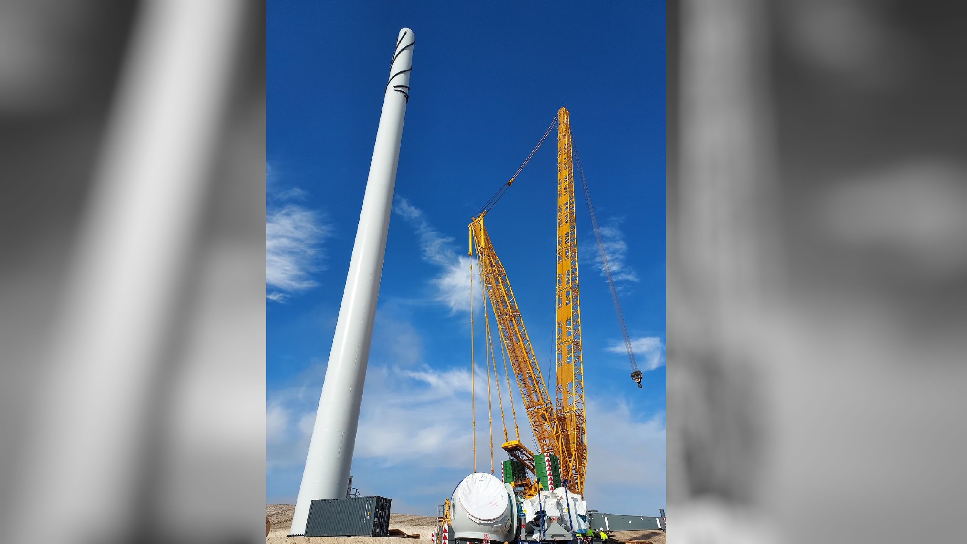 La construcción del parque eólico de Ayamonte dará trabajo a más de 100 personas