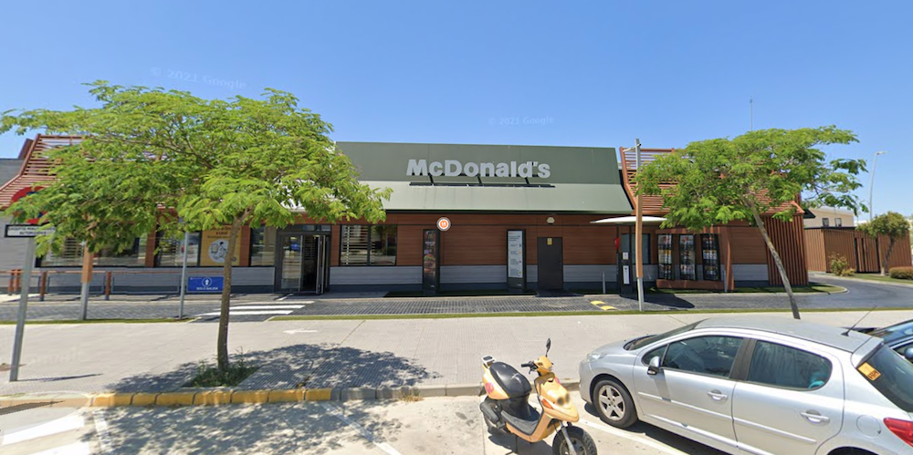 El McDonald's de Rota, en una imagen de Google Maps.