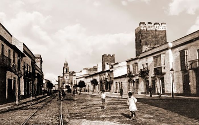 Una imagen del antiguo tren en Jerez. FOTO: EDUARDO ARBOLEDA. 