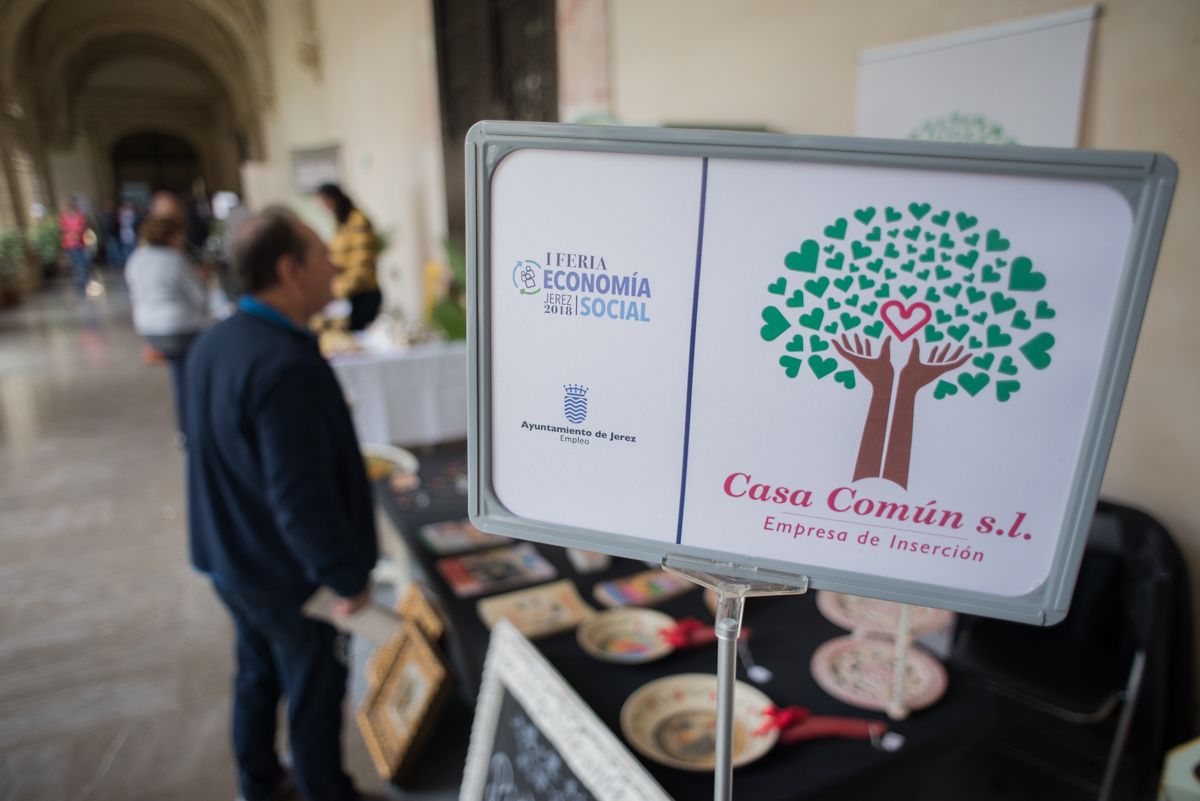 Pasada edición de la Feria de Economía Social de Jerez, en Los Claustros.