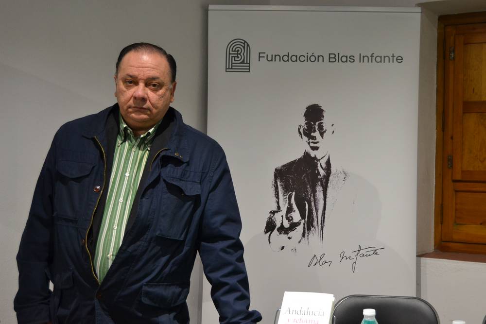 Manuel Ruiz Romero en la Fundación Blas Infante.