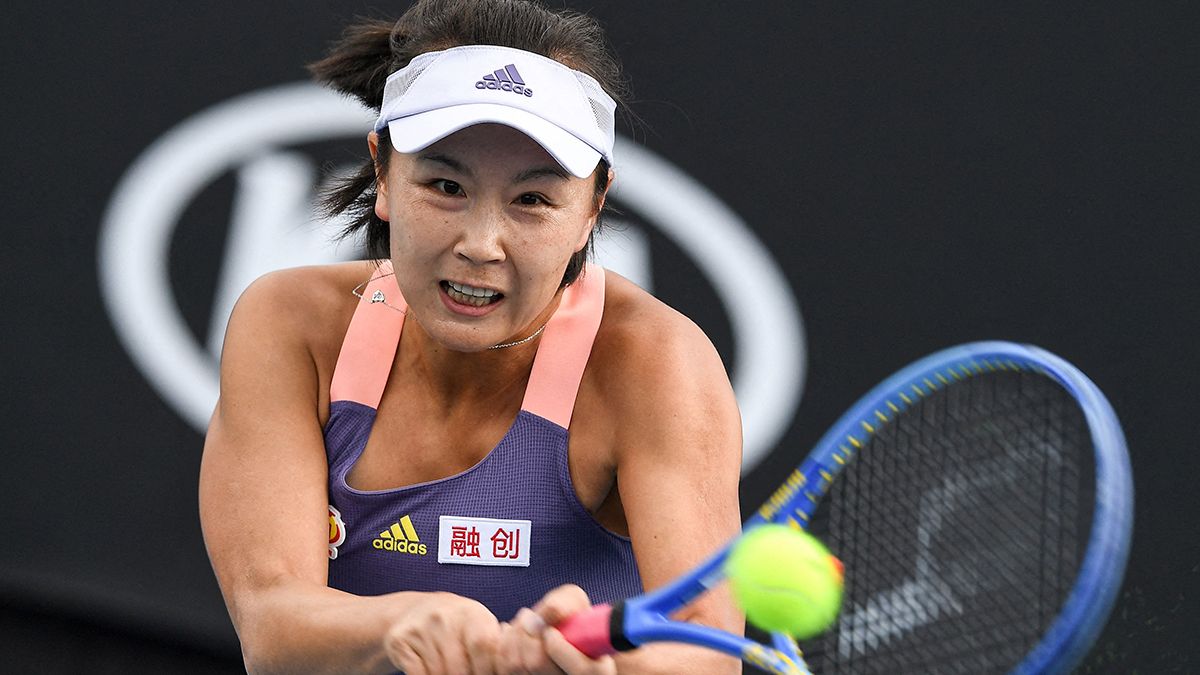Peng Shuai, la tenista china que desapareció tras anunciar que había sido violada por un alto cargo.