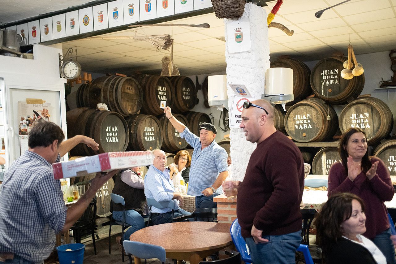 Interior del típico mosto de Trebujena. FOTO: MANU GARCÍA.