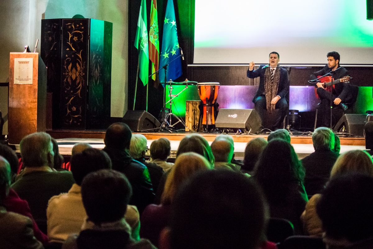 Juan Pinilla en los Claustros de Santo Domingo de Ronda. Foto: Sebastián Chilla.