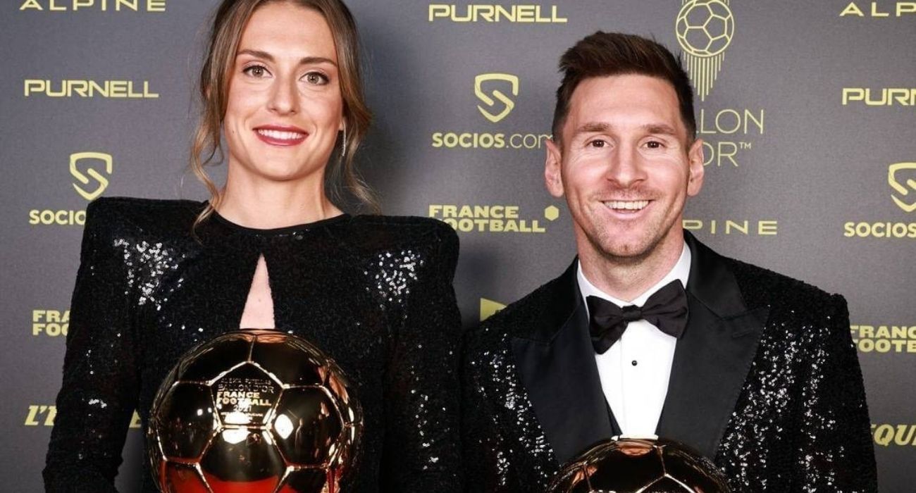 Alexia Putellas y Messi.