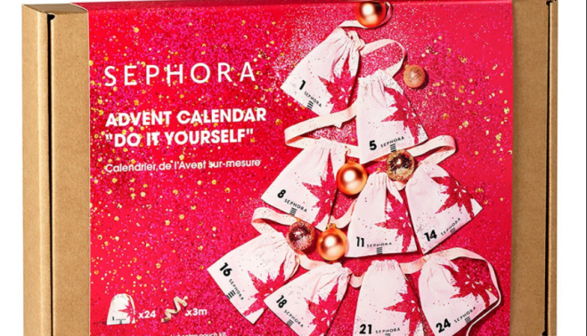 Calendario de adviento de Sephora