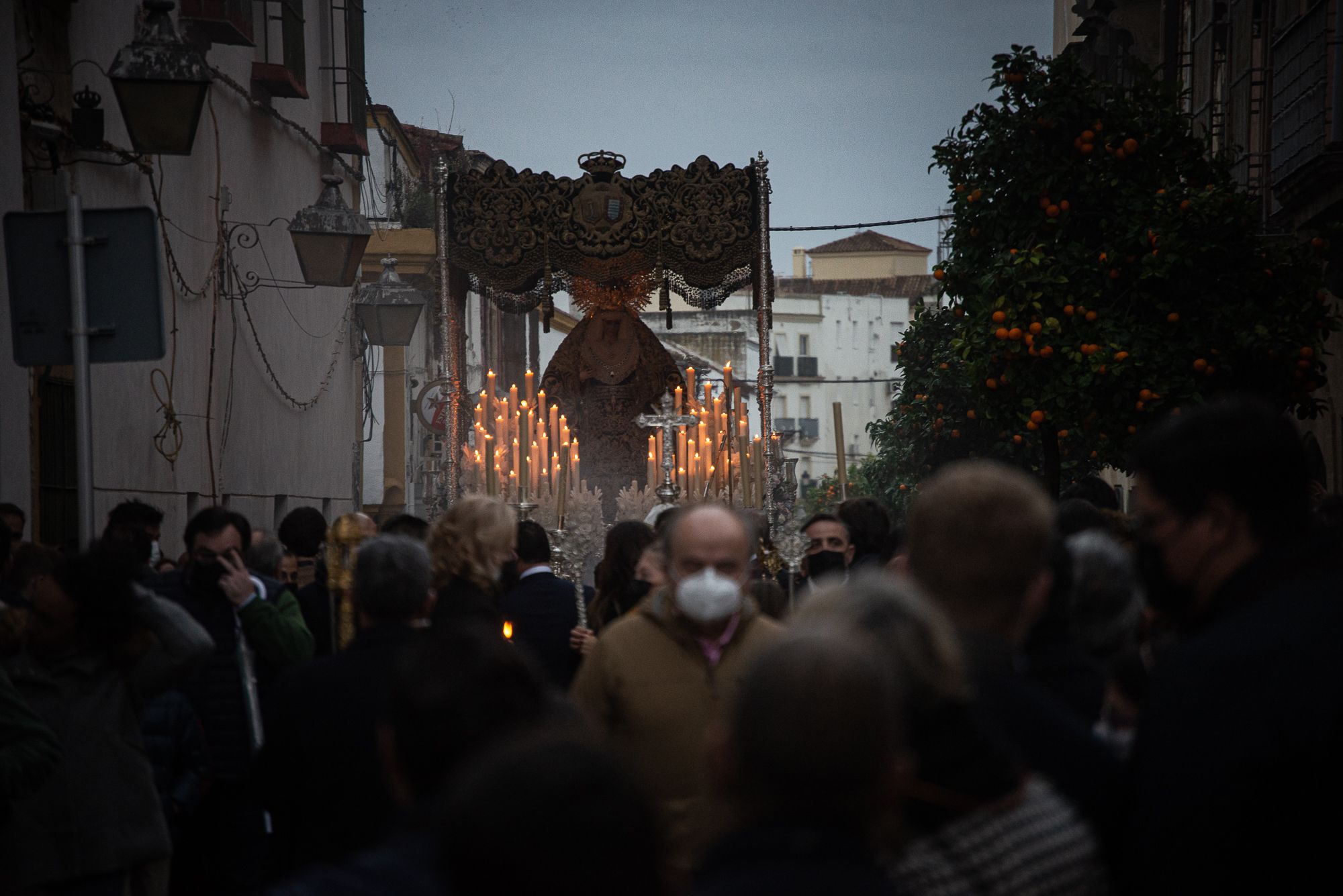 La Esperanza de la Yedra en diciembre de 2021 en su salida extraordinaria.    MANU GARCÍA  