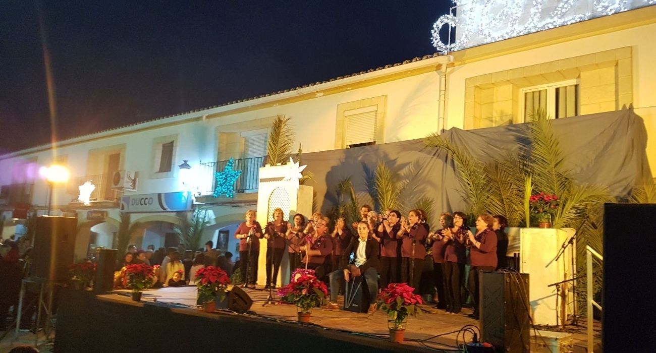Una actuación de un coro en un Día Navideño de Guadalcacín.