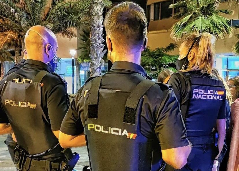 Agentes de la Policía de Málaga.