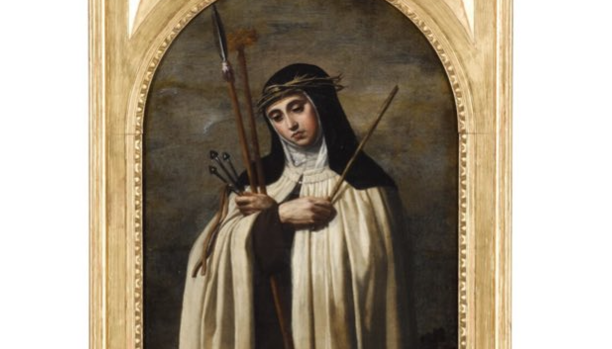  'Santa María de Pazzi', ejecutado por el Alonso Cano durante su etapa sevillana hacia 1628, adquirido en subasta por la Junta.