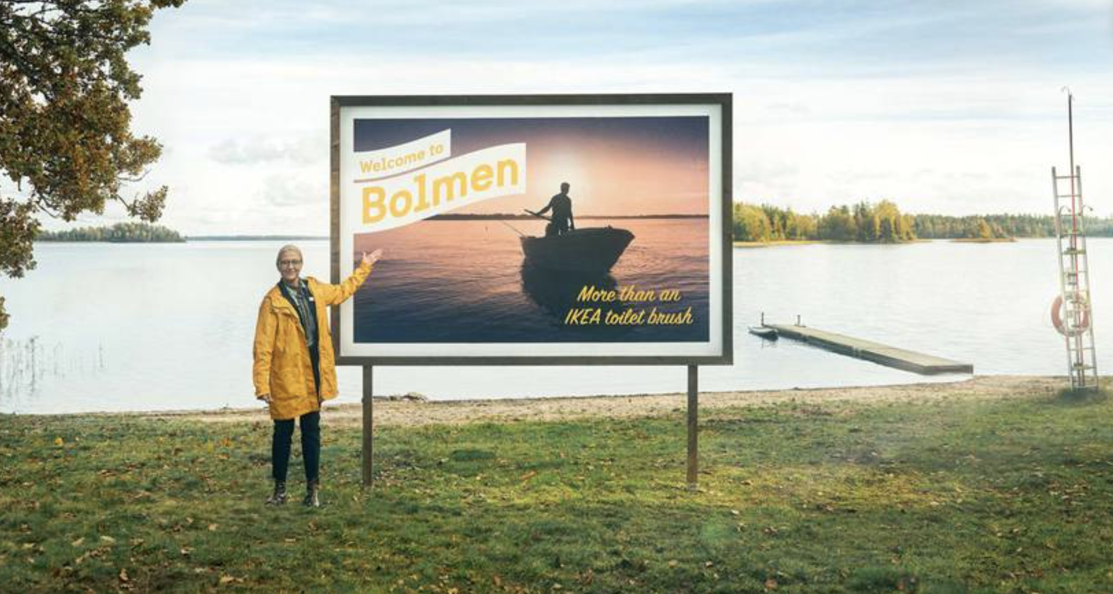 ¿Qué significan los nombres de los productos que están en venta en Ikea?. En la imagen, el lago Bolmen, mucho más que la escobilla del váter que vende la multinacional sueca.