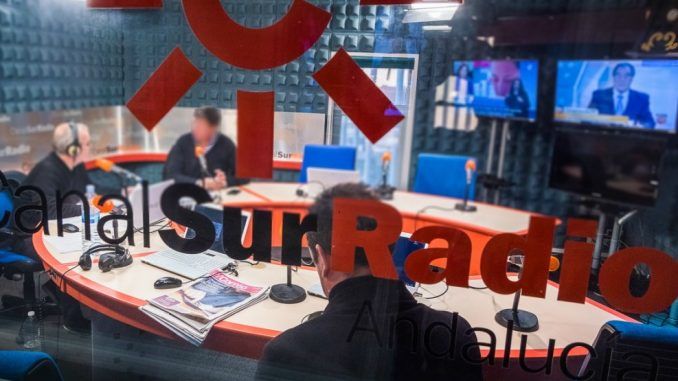 Estudio de Canal Sur Radio. FOTO: CANAL SUR RADIO. 