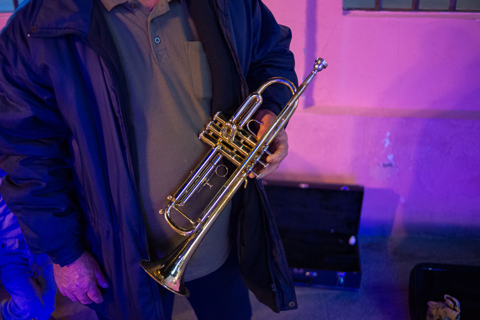 Imagen de archivo de una trompeta.